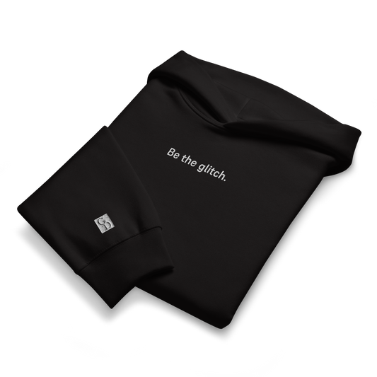 Be the glitch Embroidered Oversized Heavyweight Hoodie